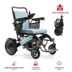 🌟 Introducing the 2024 New Luxury Aluminum All-Terrain Electric Wheelchair.